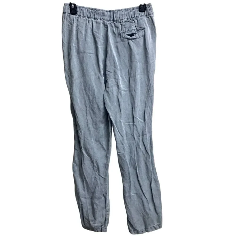 Zara straight leg linen blend pants Medium #690